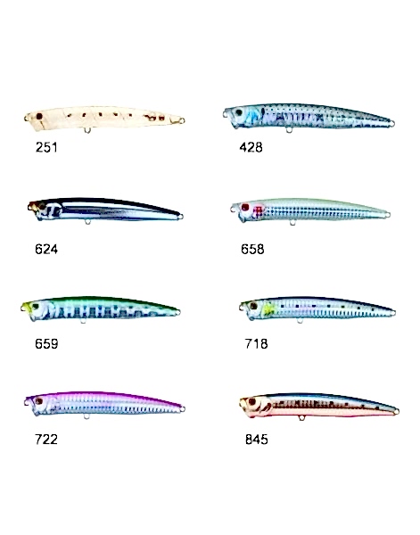 Zipbaits Skinny Pop Floating 130mm Su Üstü Popper 24gr Maket Balık