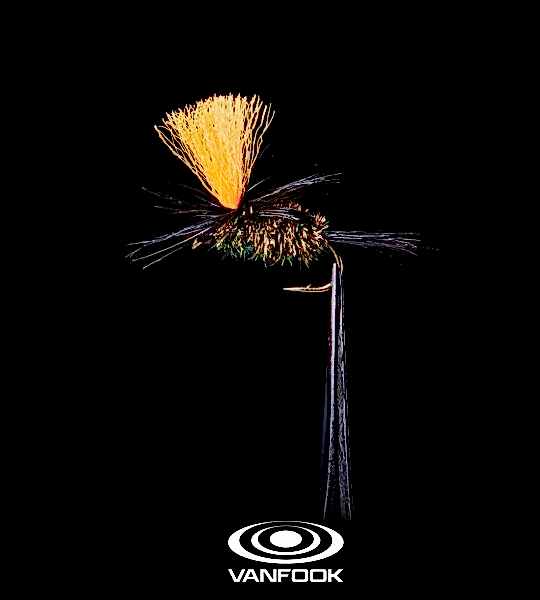 VANFOOK VTF-011 TENKARA FLY PARACHUTE 5P #16