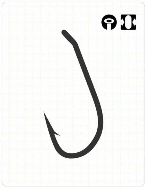 2801 SLIDER CARP #6 BLACK NIKEL 11P