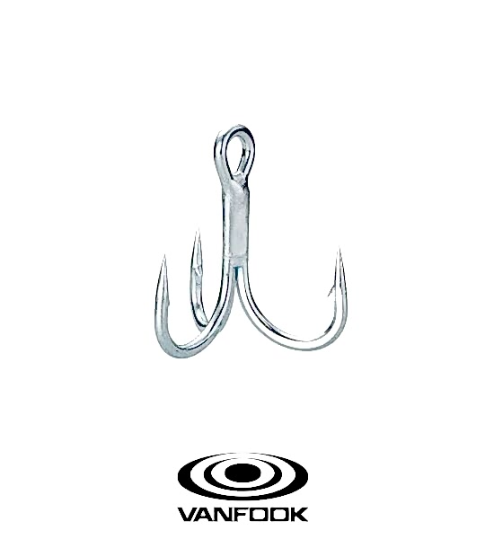 VANFOOK CT-80 TREBLE EXH SILVER 4P #5/0