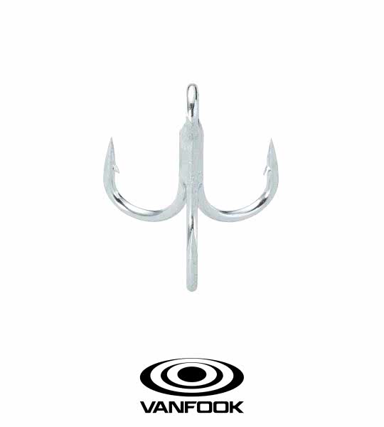 VANFOOK CT-80 TREBLE EXH SILVER 4P #5/0