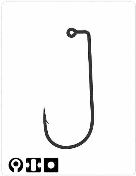 2101 AB JIG #1/0 BLACK NIKEL 6P