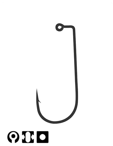 2101 AB JIG #2/0 BLACK NIKEL 5P