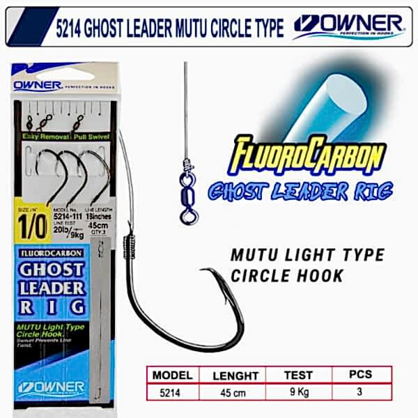 Owner 5214 Ghost Leader Mutu Circle Type Black Chrome