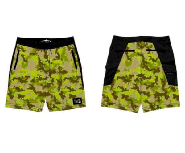 Fujin Performance Short Camo Pistachio