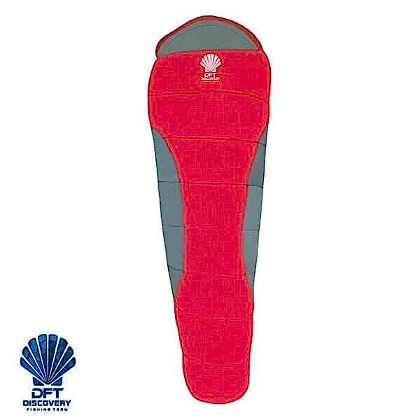 DFT Mumya 220x80x55cm Kırmızı -14,3° Uyku Tulumu