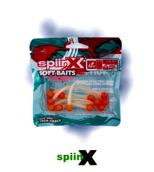 SPIINX MICE TAIL SİLİKON 8CM 12P GLOW ORANGE GUM