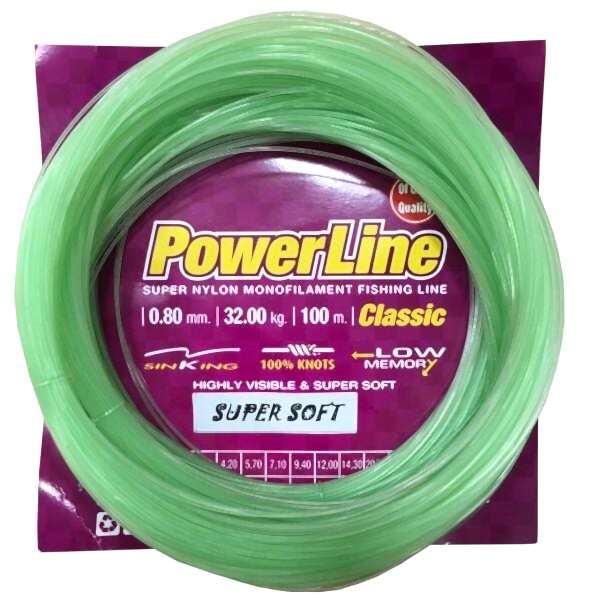 Powerline Soft Yeşil 100m Poşet Misina