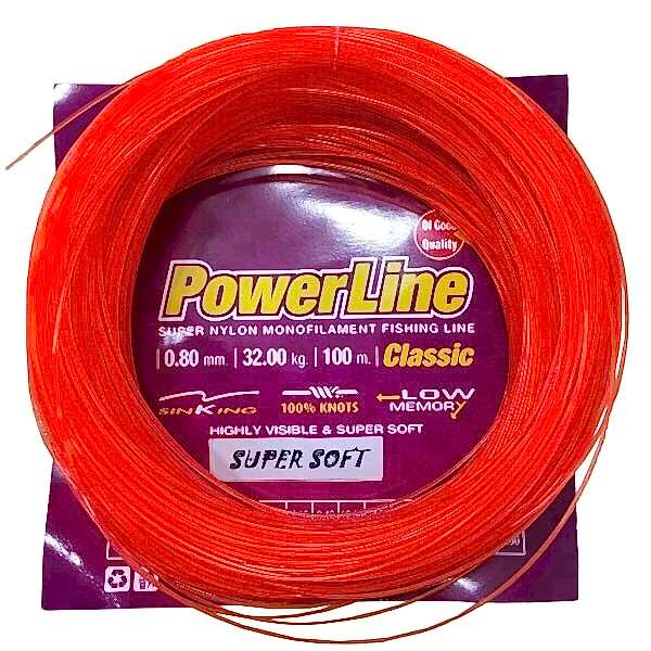 Powerline Soft Turuncu 100m Poşet Misina