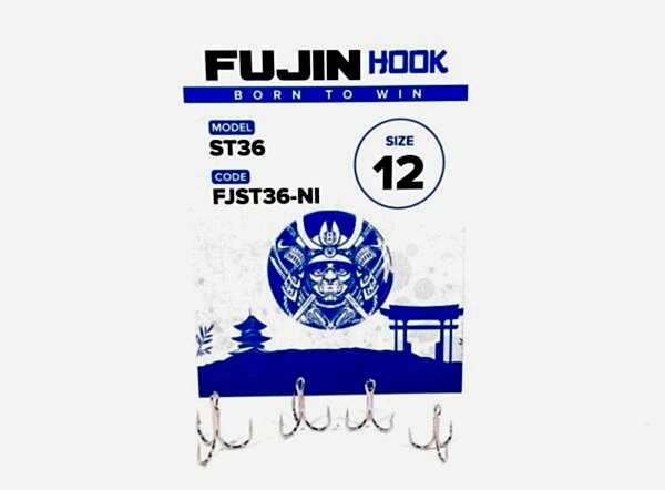 Fujin ST36 Üçlü Maket Balık iğnesi Nickel