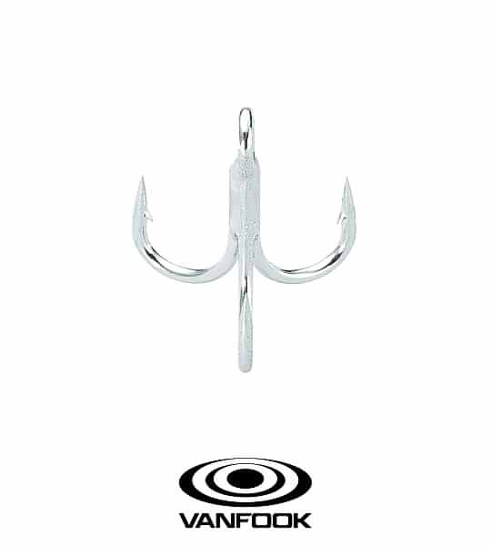 VANFOOK CT-78 TREBLE SH SILVER 4P #2/0