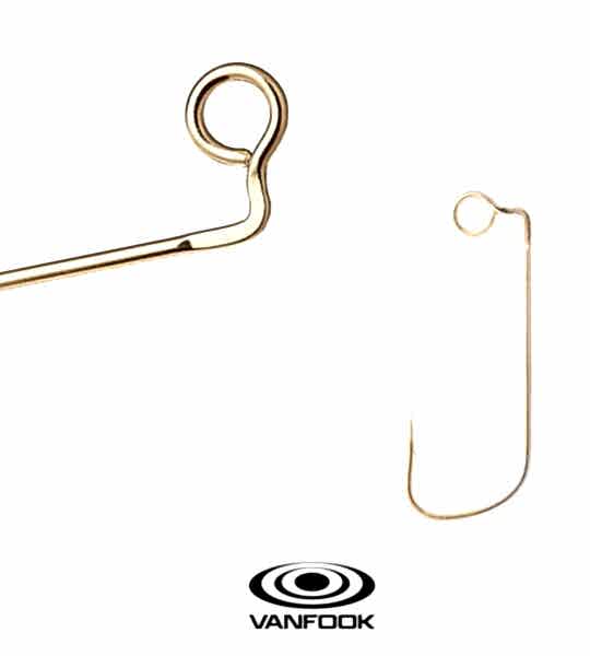VANFOOK AJ-21G AJY HOOK GOLD 10P #8