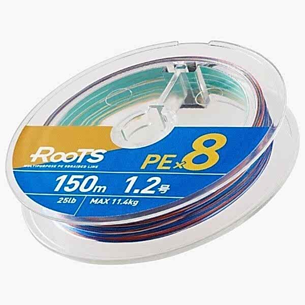 Gosen X8 Roots PE 8 Örgü Spin İp Misina 150mt Multi Color 1.0PE