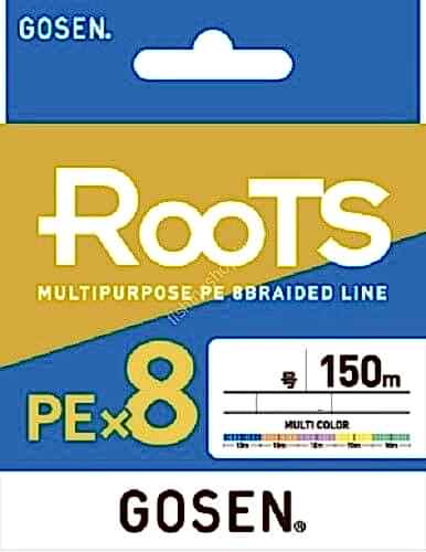 Gosen X8 Roots PE 8 Örgü Spin İp Misina 150mt Multi Color 0.8PE