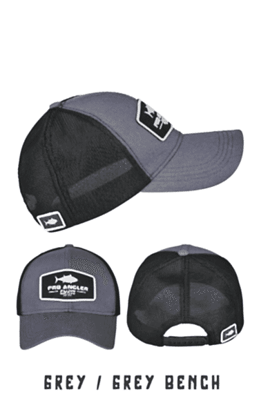 Fujin Pro Angler Grey + Grey Bench Şapka