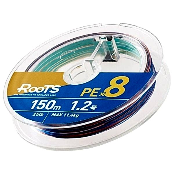 Gosen X8 Roots PE 8 Örgü Spin İp Misina 150mt Multi Color 1.5PE