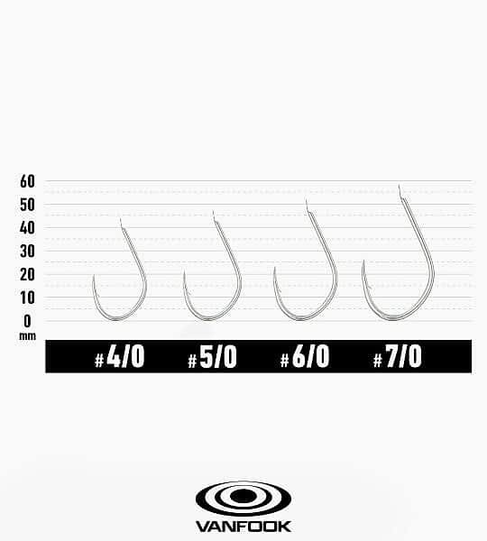 VANFOOK JH-30 JIGEN HYPER SILVER 9P #4/0