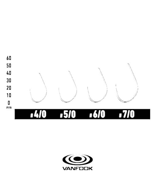 VANFOOK JH-30 JIGEN HYPER SILVER 7P #5/0