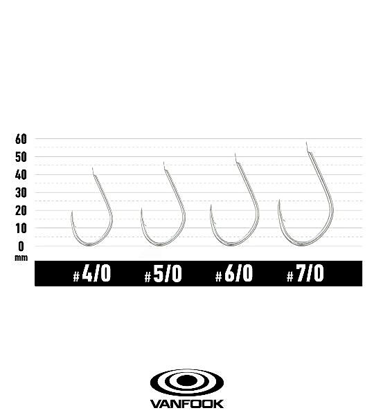 VANFOOK JH-30 JIGEN HYPER SILVER 6P #6/0