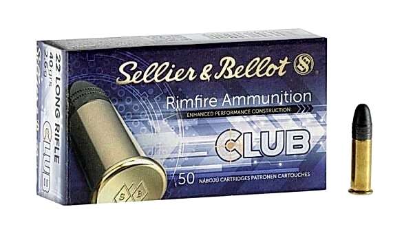 22LR. SELLIER BELLOT LEAD 40GRN TABANCA FİŞEĞİ