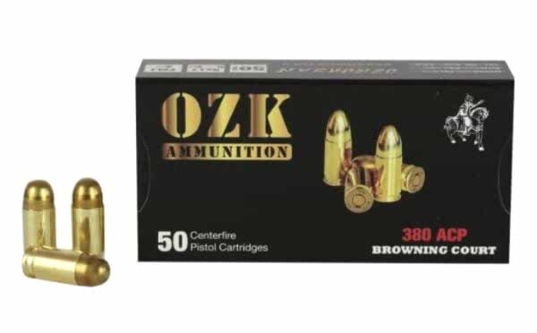 380AUTO 9X17MM ÖZKURSAN FMJ 100GRN KISA DOKUZ TABANCA FİŞEĞİ