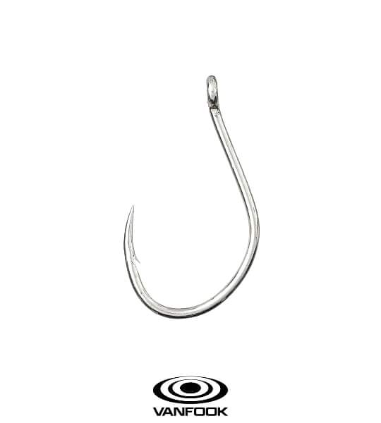 VANFOOK JH-40 JIGEN GRIPPY SILVER 6P #5/0