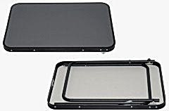 Captain Kamp Masası Katlanır MDF Balıkçı Masa Antrasit Renk 50X70X58cm