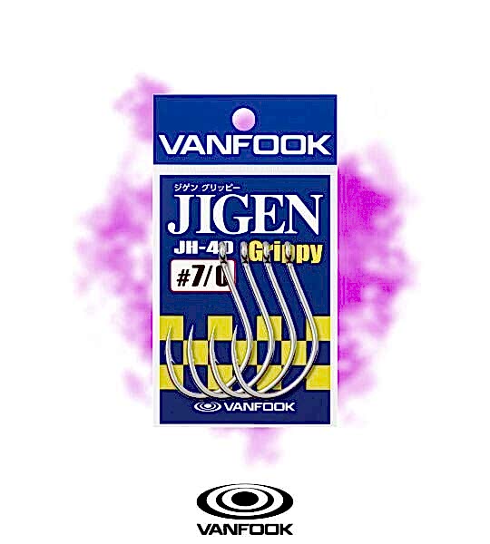 VANFOOK JH-40 JIGEN GRIPPY SILVER 4P #7/0
