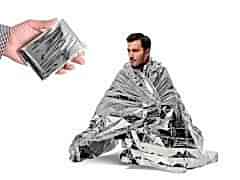 Captain SOS Blanket 7404 Acil Durum İçin Termal Battaniye Metalize Isı Yalıtımlı 160x210cm