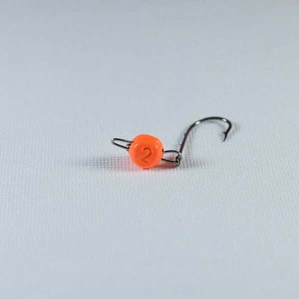 SPIINX FLASH HEAD JIGHEAD UV TURUNCU 2.2G #8 4P