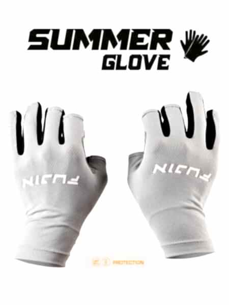 Fujin Pro Angler S24 Summer Gloves Grey