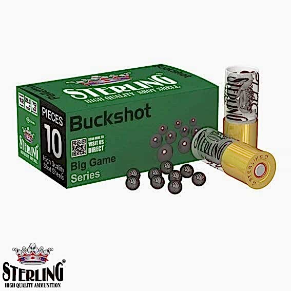STERLING 12 Cal. Buckshot-Şevrotin Av Fişeği