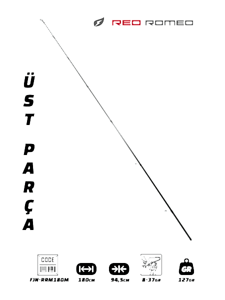 Fujin Red Romeo 180cm 8-37gr Üst Parça