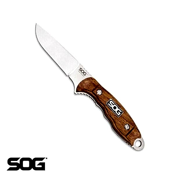 SOG HT022L Huntspoint Ahşap Saplı Avcı Bıçağı