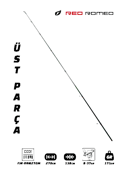 Fujin Red Romeo 270cm 8-37gr Üst Parça