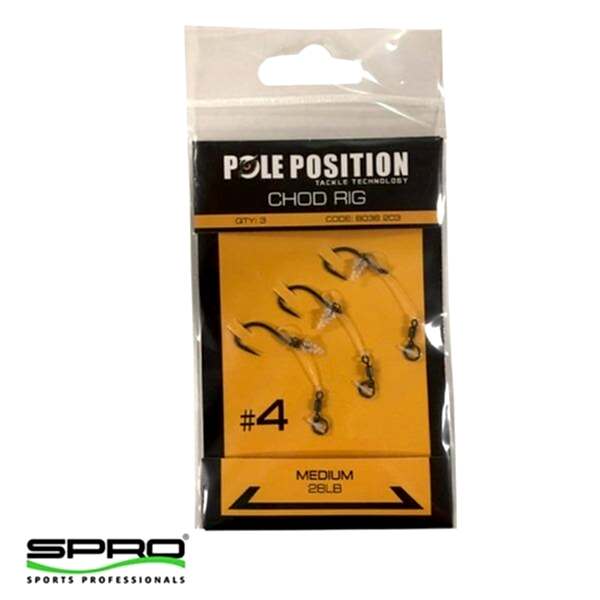 T.D. SPRO Pole Position Chod Rigs Hazır Beden No:4
