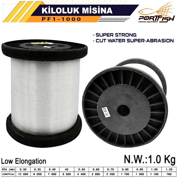 Portfish Kiloluk Bobin Misina (Ekonomik)