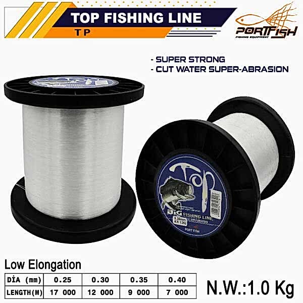 Portfish Top Kiloluk Bobin Misina Clear (Kaliteli)