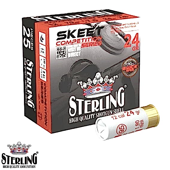 STERLING Skeet Quick Open 24 G. No:9,5 Atış Fişeği
