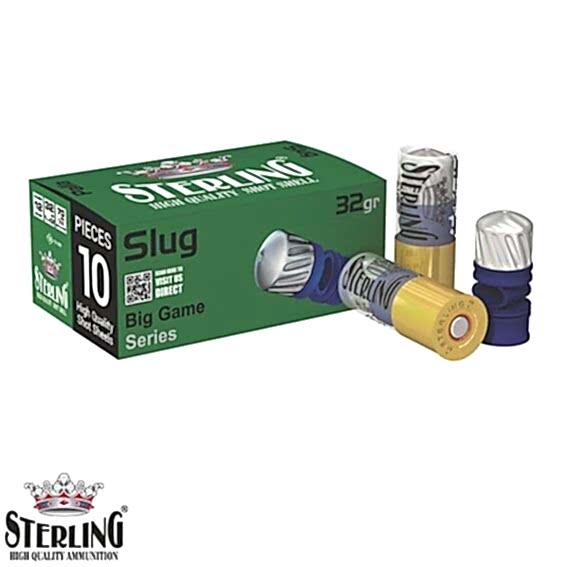 STERLING 12 Cal. 32 G. Tek Kurşun Av Fişeği