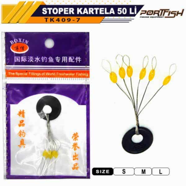 Portfish Stoper 50 Li Kartela