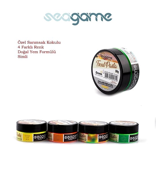 SEAGAME TROUT PASTA ALABALIK HAMURU SARIMSAK SARI 50G