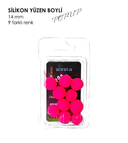 YÜZEN BOYLİ POP-UP PEMBE 14MM 10P