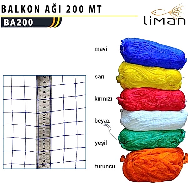 BALKON AĞI 200 MT
