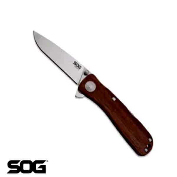 SOG TWI-17 Twitch 2 Ahşap Saplı Bıçak