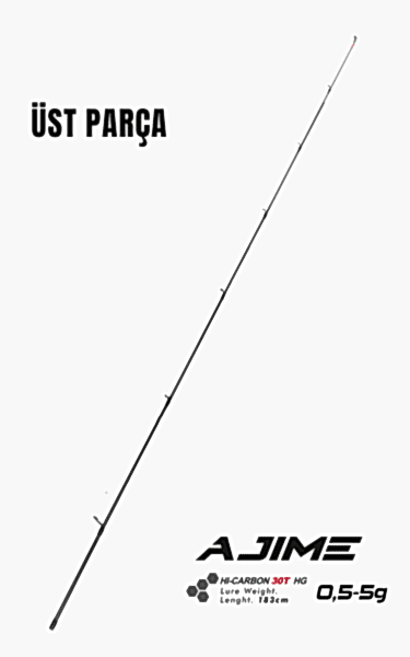 Fujin Ajime 183cm 05-5gr LRF Kamışı #1 Üst Parça