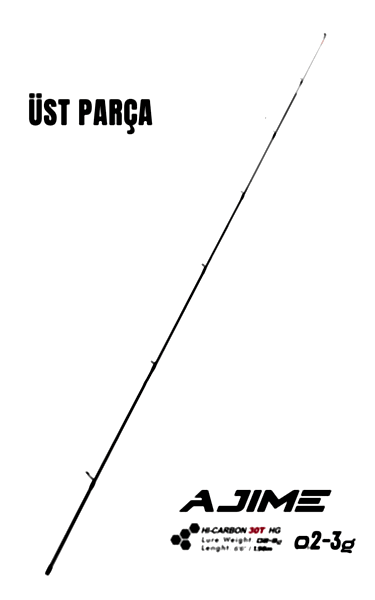 Fujin Ajime 198cm 02-3 gr LRF Kamışı #1 Üst Parça