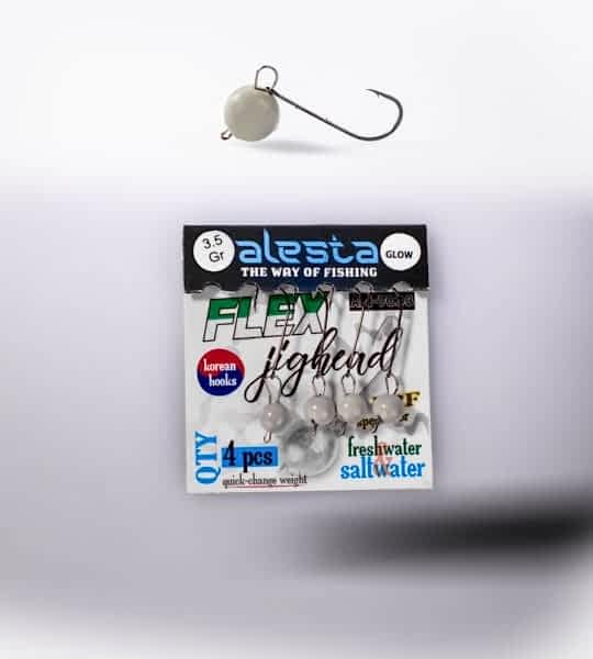 FLEX JIGHEAD GLOW 4P 3.5G