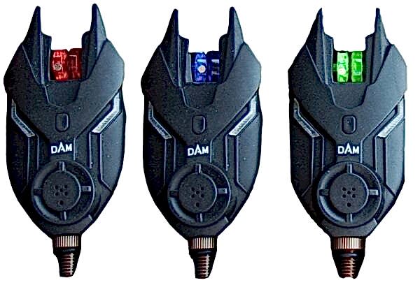 DAM Bite Alarm TF Bite Alarm Set 3+1 Red Green Blue