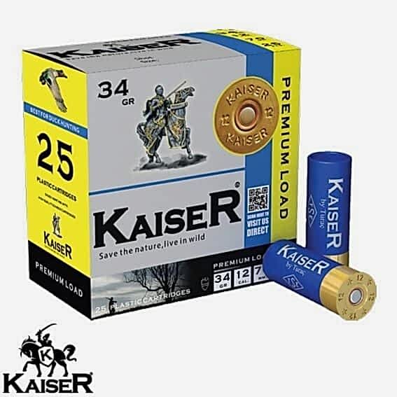 KAISER 12 Cal. 34 G. No: 01 Av Fişeği